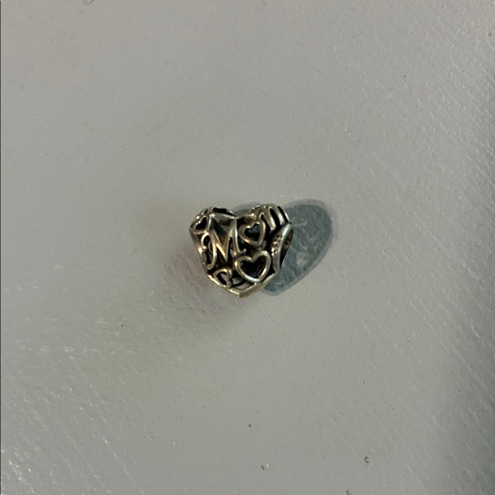 Pandora mom sterling silver heart charm